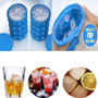 Silicone Ice Cube Maker Portable Bucket Cooler Space Saving Kitchen Freezer Tools