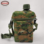 PBA-free Plastic Military Canteen 2L Capacity Choice of Skin for Maneuvers Camping Hiking Climbing