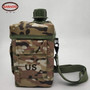 PBA-free Plastic Military Canteen 2L Capacity Choice of Skin for Maneuvers Camping Hiking Climbing