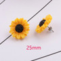 Aesthetic Sunflower Earrings