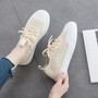 2019 New Sneakers Women Shoes Fashion Light Flying Mesh Shoes Women Comfortable Casual Sneakers Solid Color Breathable Shoes