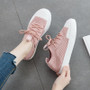 2019 New Sneakers Women Shoes Fashion Light Flying Mesh Shoes Women Comfortable Casual Sneakers Solid Color Breathable Shoes