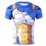 Vegeta Dragon Ball Z DBZ Compression T-Shirt Muscle Shirt Super Saiyan