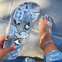 Snake Print Women's Sandals Women Summer Sexy Fashion Ladies Shoes