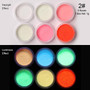 12 Boxes Neon Nail Powder Eyeshadow Pigment Fluorenscence Spangle Nail Glitter Chrome Dust DIY Nail Decoration