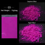 12 Boxes Neon Nail Powder Eyeshadow Pigment Fluorenscence Spangle Nail Glitter Chrome Dust DIY Nail Decoration