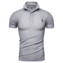 NEGIZBER New Man Polo Shirt Mens Casual Deer Embroidery Cotton Polo shirt Men Short Sleeve High Quantity polo men