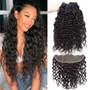 Hairocracy Premium Water Wave 3 Bundles With 13x4 Frontal Closure