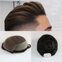 Hairocracy Human Hair Durable Hairpieces Lace Thin PU Replacement System For Men Toupees