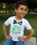 Boys St Patricks Day Shirt Lucky Charm Clover Bow Tie Cute Saying