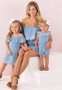 Mommy and Me Matching Clothes Lace Women Jumpsuit Girl Dress Baby Romper Jumpsuits  Mom and Daughter Cute Outfits