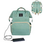 Versatile Diaper Bag Backpack with USB Connection Cute Stylish in a Variety of Colors