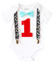 Boys First Birthday Outfit Mustache Bash Little Man Party