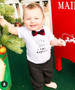 Baby Boy Christmas Outfit Dear Santa I Can Explain Buffalo Plaid