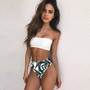 High waist bikini set