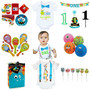 Monster Party in A Box - Decorations, Party Favors, Birthday Outfit, and Supplies for