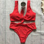 Chest Knotted  Bikini Set