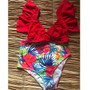 Ruffle High Waist Bikini set