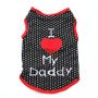 "I Love My Daddy" Polka Dog T-Shirt