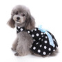 Cute Polka Dot Ribbon Dog Dress