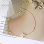 Gold Plated Pearl Bracelet