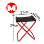 Folding Fishing Chair Lightweight Picnic Camping Chair Foldable Aluminium Cloth Outdoor Portable Beach Chair Outdoor Furniture