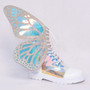 Prova Perfetto 2020 Butterfly Wings Women Sneakers Lace up Platform Ladies Shoes Shiny High Tops Flat Casual Rubber Botas Mujer