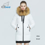 icebear 2020 brand women's clothing new products winter warm  ladies cotton jacket with fur collar women's parkas  GWD20172I