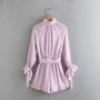 Long Sleeve Loose Vintage Polka Dot Sexy Boho Bohemian Rompers