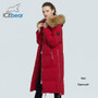 ICEbear 2020  winter women's coat  woman  jacket with fur collar windproof and warm parka fashion women's clothing GWD20263D
