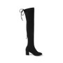 QUTAA 2020 Women Over The Knee High Shoes Platform Zipper All Match Square High Heel Sexy Winter Boots Women Boots Size 34-43