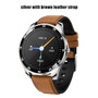 S16 men's smart watch for women sport smartwatch 2020 wach man fitness bracelet monitor electronic clock real leather strap