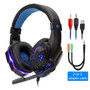 Professional Led Light Gamer Headset for Computer PS4 Gaming Headphones Adjustable Bass Stereo PC Wired Headset With Mic Gifts