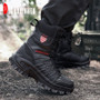 Free Delivery Men Military Boots Outdoor Hiking Work Casual Shoes Men Sneakers Non-slip Rubber Boots Tactical Desert Combat