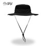 Breathable Mesh Polyester Wide Brim Bucket Hat (Unisex)  - 12 Colors