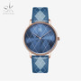 Shengke Women Watch Plaid Leather Girl Wristwatch Lady Clock Brand Wristwatches Clock Montres Femme Reloj Mujer