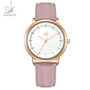 Shengke Women Watch Plaid Leather Girl Wristwatch Lady Clock Brand Wristwatches Clock Montres Femme Reloj Mujer