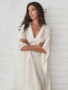 V-neck See-through Loose Cover-ups Swimwear