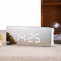 LED Mirror Alarm Clock With Wake Up Light