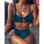 Sexy Swimsuit Women High Waist Bikini  Micro High Leg Swimming Suit for Bathing Suit Snake Print Swimwear Women 2020 Bikinis Set