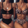 Sexy Swimsuit Women High Waist Bikini  Micro High Leg Swimming Suit for Bathing Suit Snake Print Swimwear Women 2020 Bikinis Set