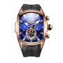 Reef Tiger/RT Top Brand Luxury Big Watch for Men Blue Dial Mechanical Tourbillon Sport Watches Relogio Masculino RGA3069