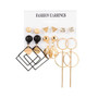 12 Pairs/Set Women's Earrings Set Stud Earrings For Women Bohemian Fashion Jewelry Vintage Geometric Crystal Pearl Earrings 2020