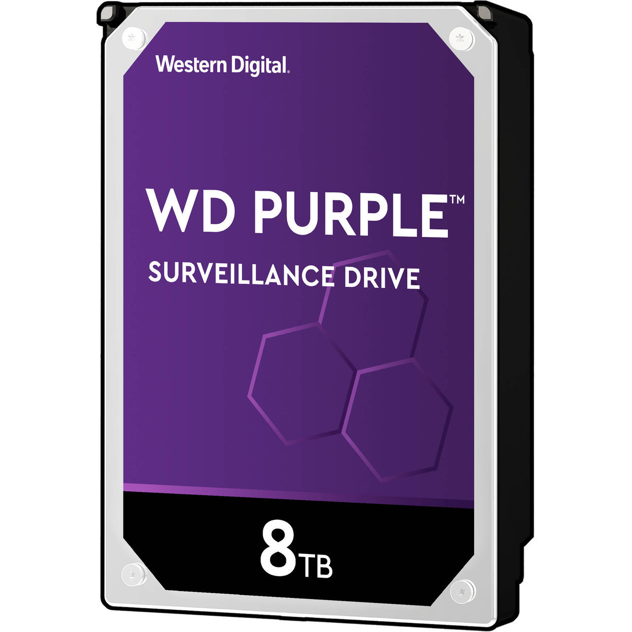 パソコン WesternDigital 8TB HDD WD85PURZ Purple WD 8TB WD Purple Surveillance Internal Hard Drive HDD - SATA 6 Gb
