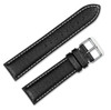 black sport leather replacement watch band black sport leather replacement watch band