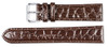 brown alligator grain short replacement watch band brown alligator grain short replacement watch band
