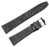 black lizard grain flat replacement watch band black lizard grain flat replacement watch band