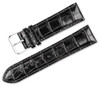 black crocodile grain chrono replacement watch band black crocodile grain chrono replacement watch band