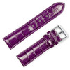violet crocodile grain chrono long replacement watch band violet crocodile grain chrono long replacement watch band