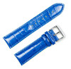 blue crocodile grain chrono long replacement watch band blue crocodile grain chrono long replacement watch band